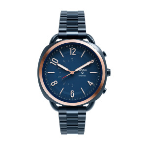 Horlogeband Fossil FTW1203 Roestvrij staal (RVS) Blauw 22mm